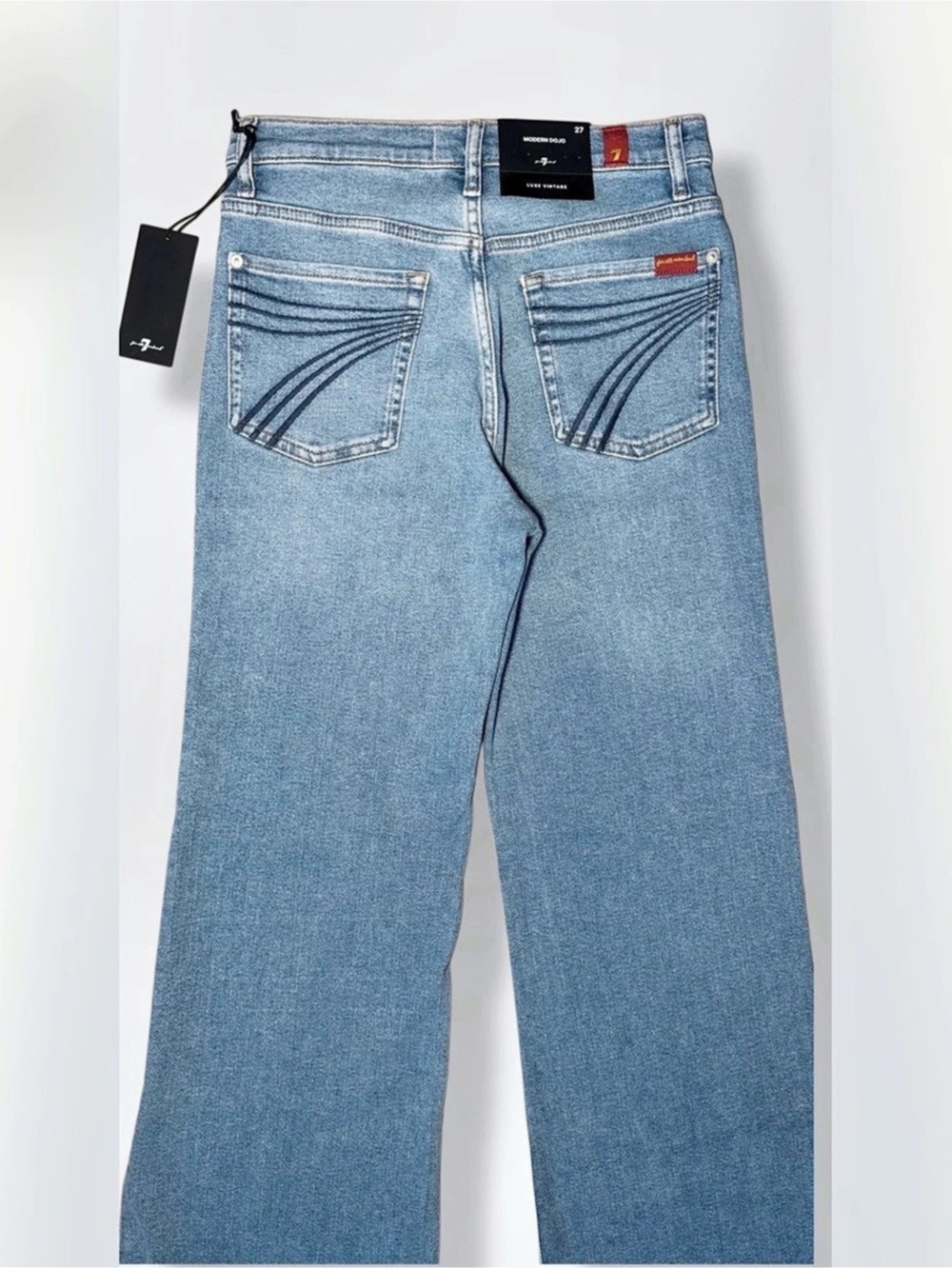 7 For All Mankind Modern Dojo Jeans – Oceanstone - Picture 5 of 5